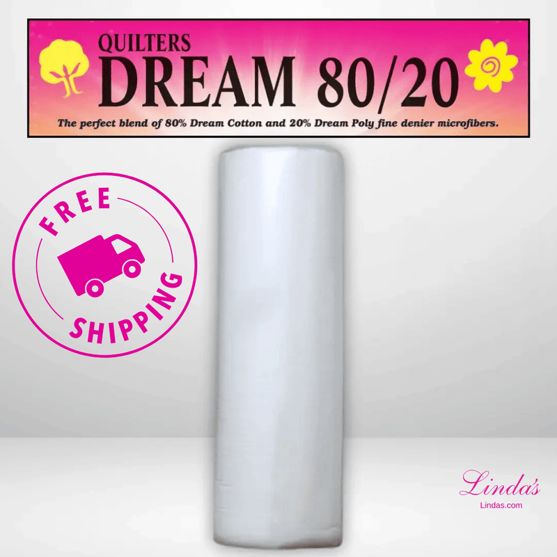 Quilters Dream Select White 80/20 Batting Throw Roll - 60" x 30 yards - AVAILABLE FOR PRE-ORDER - ROUGHLY 8 WEEKS - Choice FabricsQDDS-EWSR