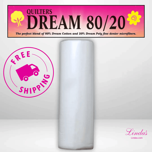Quilters Dream Select White 80/20 Batting Throw Roll - 60" x 30 yards - AVAILABLE FOR PRE-ORDER - ROUGHLY 8 WEEKS - Choice FabricsQDDS-EWSR