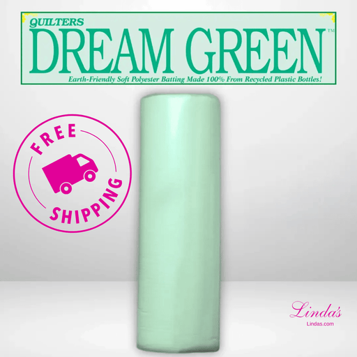 Quilters Dream Select Green Batting King Roll - 120" x 25 yards - AVAILABLE FOR PRE-ORDER - ROUGHLY 8 WEEKS - Choice FabricsQDDS-GKR