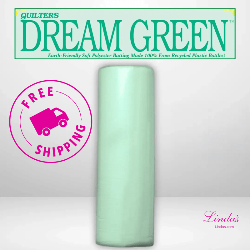 Quilters Dream Select Green Batting Queen Roll - 93" x 30 yards - AVAILABLE FOR PRE-ORDER - ROUGHLY 8 WEEKS - Choice FabricsQDDS-GQR