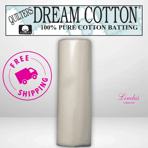 Quilters Dream Request Natural Cotton Batting King Roll - 120" x 30 yards - AVAILABLE FOR PRE-ORDER - ROUGHLY 8 WEEKS - Choice FabricsQDDS-N3KR