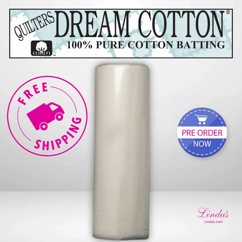 Quilters Dream Request Natural Cotton Batting Queen Roll - 93" x 30 yards - AVAILABLE FOR PRE-ORDER - ROUGHLY 8 WEEKS - Choice FabricsQDDS-N3QR