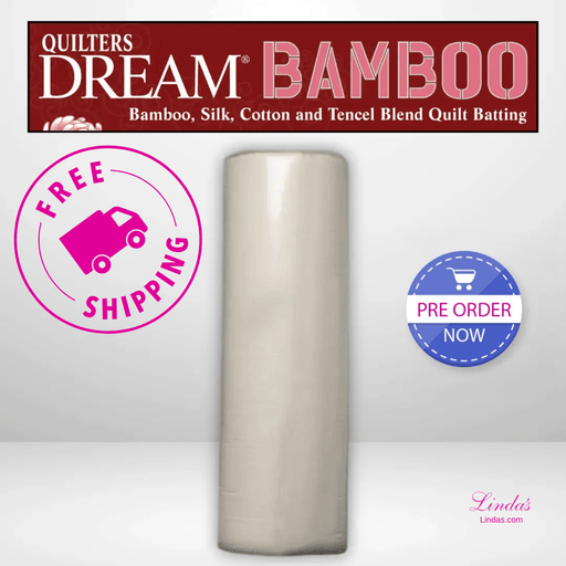 Quilters Dream Select Bamboo Batting Queen Roll - 93" x 30 yards - AVAILABLE FOR PRE-ORDER - ROUGHLY 8 WEEKS - Choice FabricsQDDS-OQR