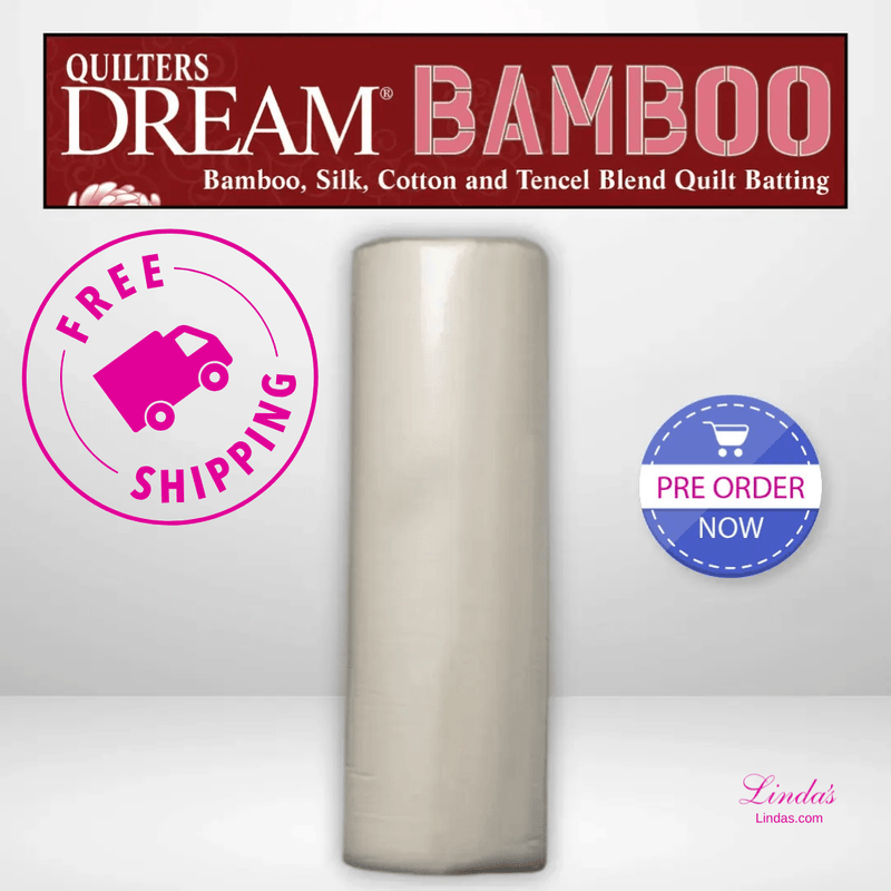 Quilters Dream Select Bamboo Batting Throw Roll - 60" x 30 yards - AVAILABLE FOR PRE-ORDER - ROUGHLY 8 WEEKS - Choice FabricsQDDS-OSR