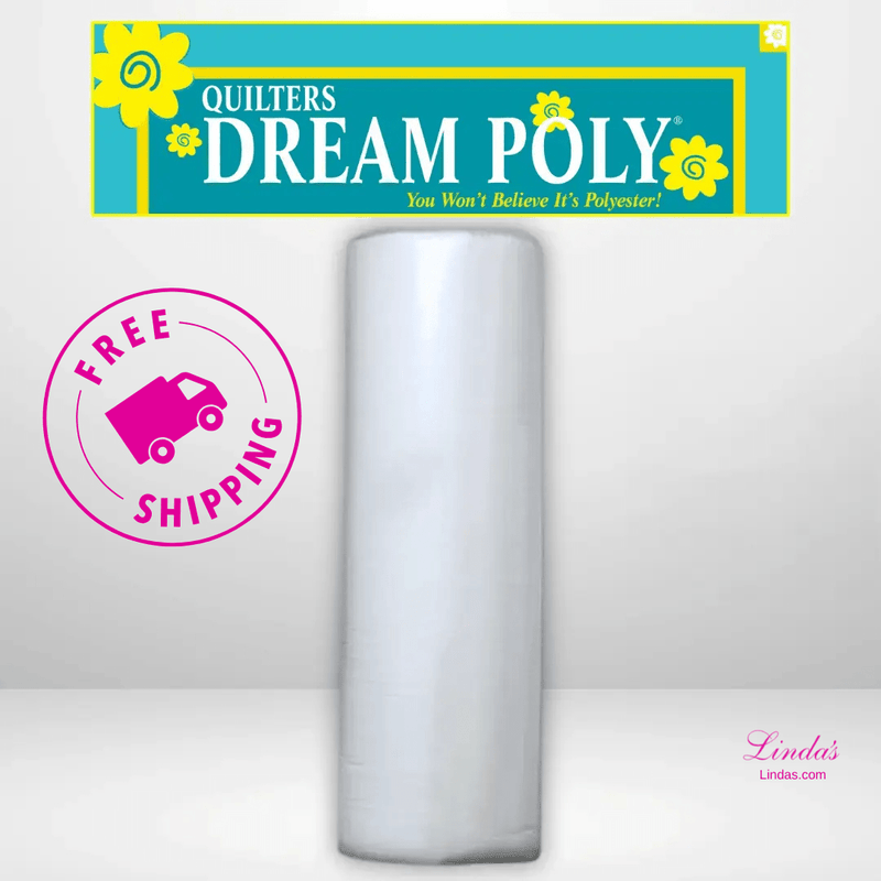 Quilters Dream Request White Poly Batting Throw Roll - 60" x 30 yards - AVAILABLE FOR PRE-ORDER - ROUGHLY 8 WEEKS - Choice FabricsQDDS-P3SR