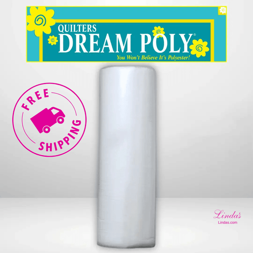 Quilters Dream Request White Poly Batting Throw Roll - 60" x 30 yards - AVAILABLE FOR PRE-ORDER - ROUGHLY 8 WEEKS - Choice FabricsQDDS-P3SR