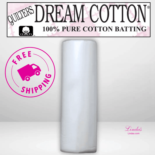 Quilters Dream Select White Cotton Batting Throw Roll - 60" x 30 yards - AVAILABLE FOR PRE-OREDER - ROUGHLY 8 WEEKS - Choice FabricsQDDS-W4SR