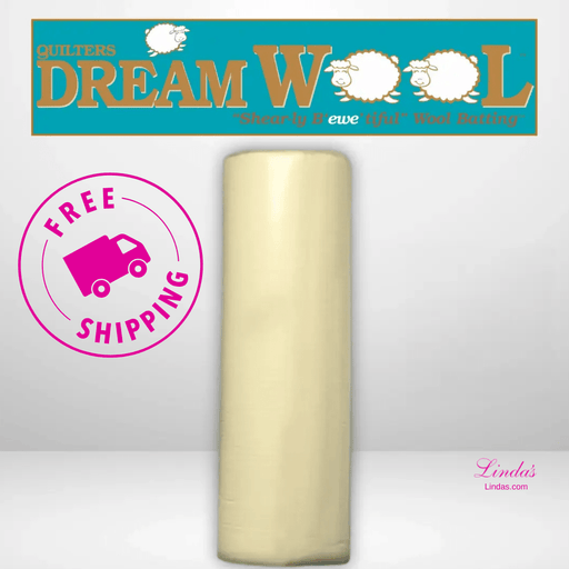 Quilters Dream Wool Batting Queen Roll - 93" x 25 yards - AVAILABLE FOR PRE-ORDER - ROUGHLY 8 WEEKS - Choice FabricsQDDS-WOOLQR