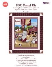 Florida State Seminoles - Tailgate Panel - Quilt Kit - Choice FabricsFSU-KIT-1