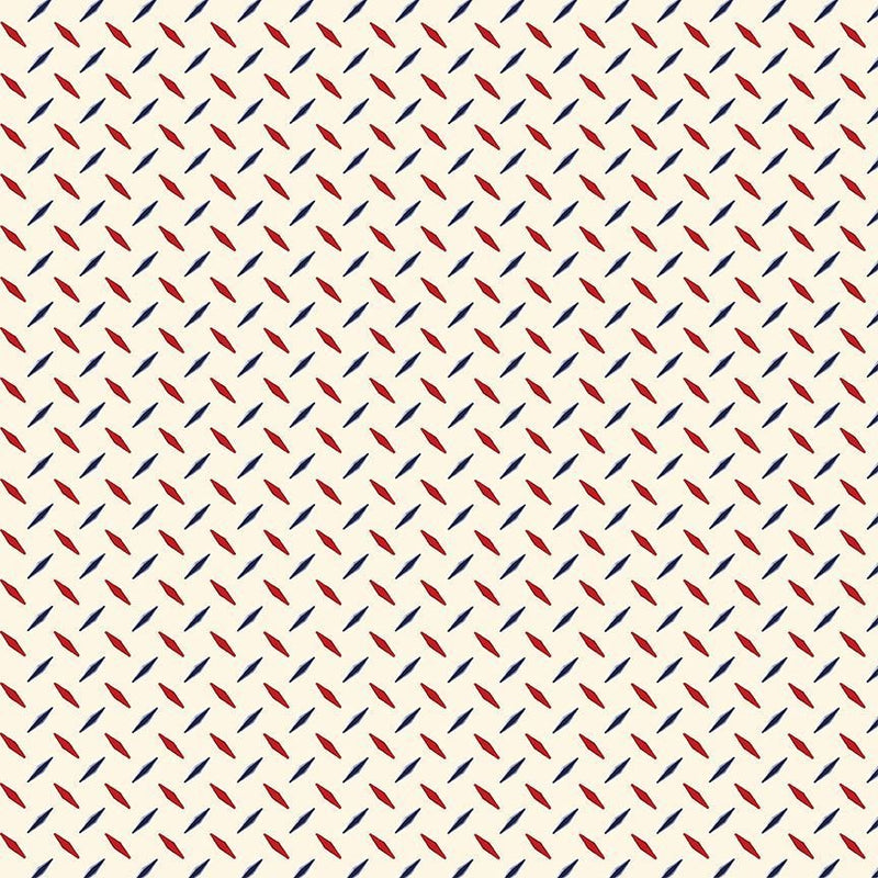 Cream Diamond Geo Path to Freedom Cotton 44"/45" Fabric Per Yard - Choice FabricsCQ-CD3919-CREAM