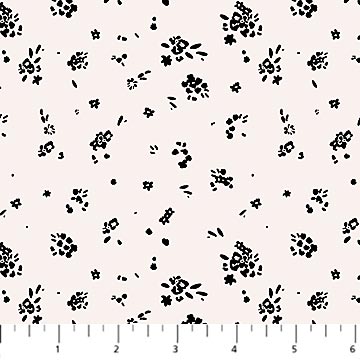 Cream Ditsy Ink and Earth Cotton 44"/45" Fabric Per Yard - Choice Fabrics91224-11