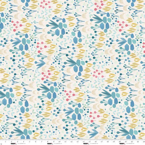 Cream Rock Garden Cotton 44"/45" Fabric Per Yard - Choice Fabrics8535-14