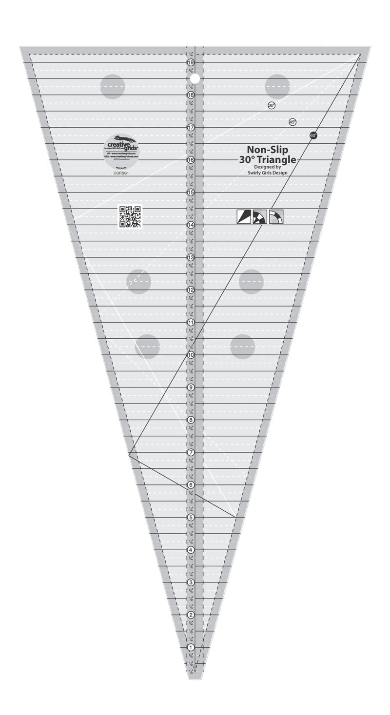 Creative Grids 30 Degree Triangle Quilt Ruler - Choice FabricsCDS-CGRSG1