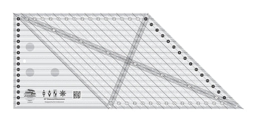 Creative Grids 45 Degree Diamond Dimensions Quilt Ruler - Choice FabricsCDS-CGREU2