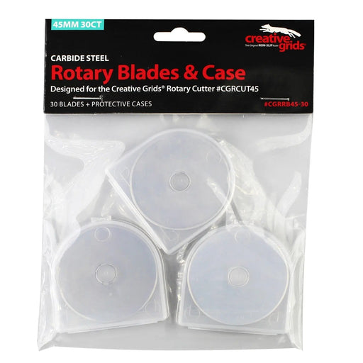 Creative Grids 45mm Replacement Rotary Blade 30pk - Choice FabricsCDS-CGRRB45-30