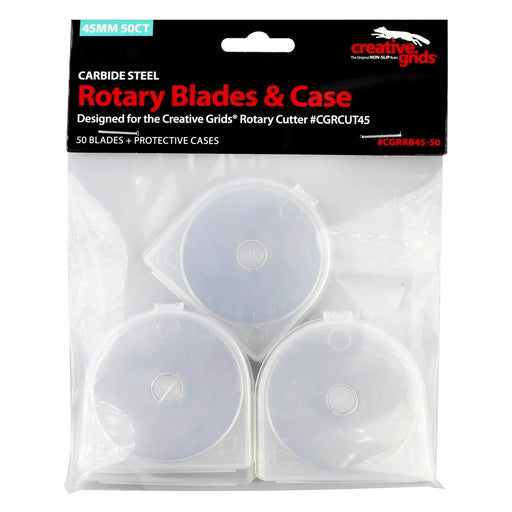 Creative Grids 45mm Replacement Rotary Blade 50pk - Choice FabricsCDS-CGRRB45-50
