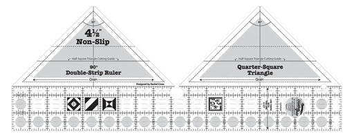 Creative Grids 90 Degree Double - Strip Quilt Ruler - Choice FabricsCDS-CGRDBS90