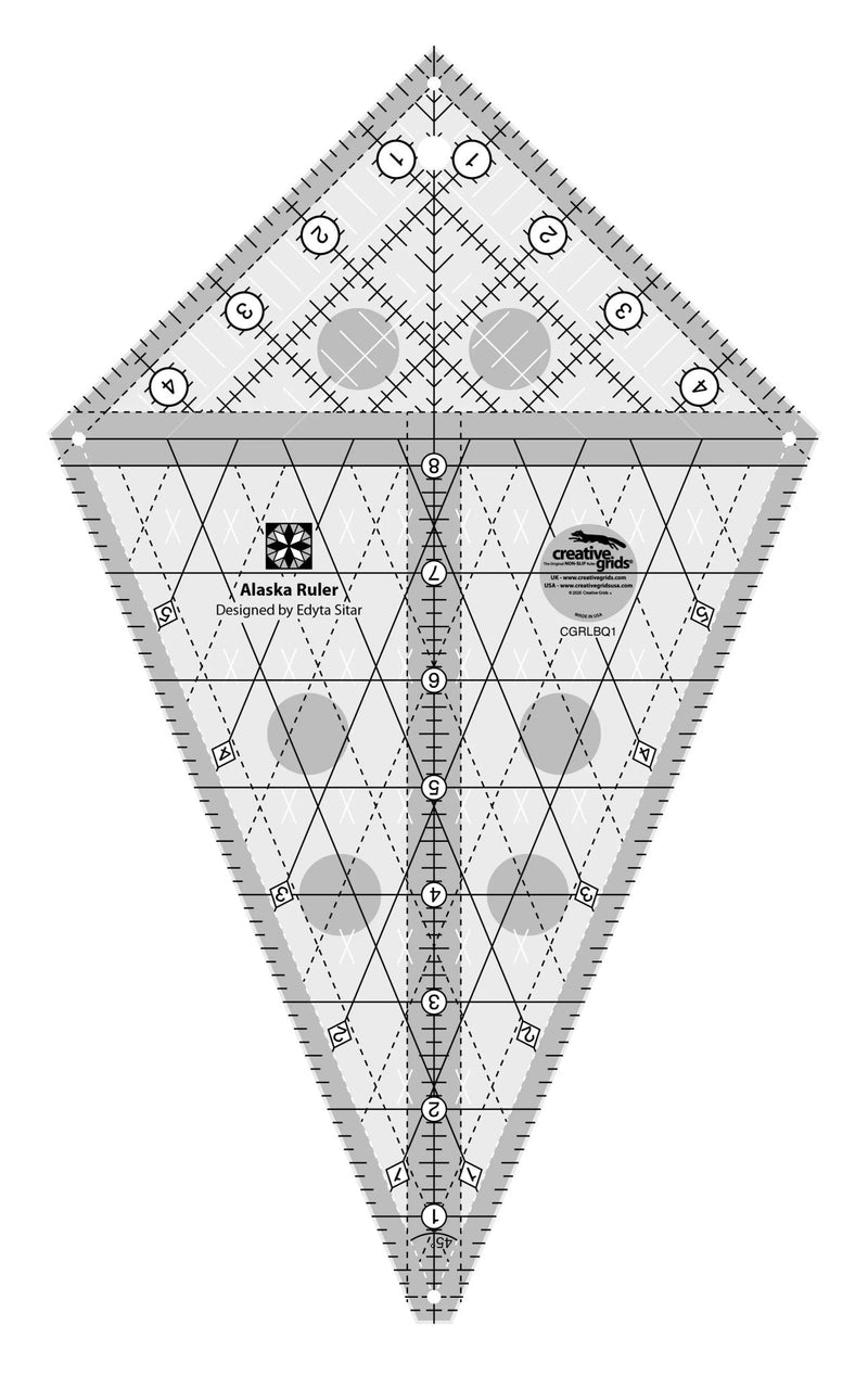 Creative Grids Alaska Ruler - Choice FabricsCDS-CGRLBQ1