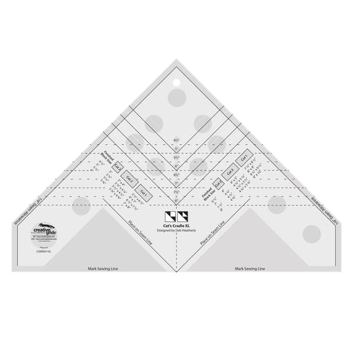 Creative Grids Cats Cradle Ruler XL - Choice FabricsCDS-CGRDH1XL