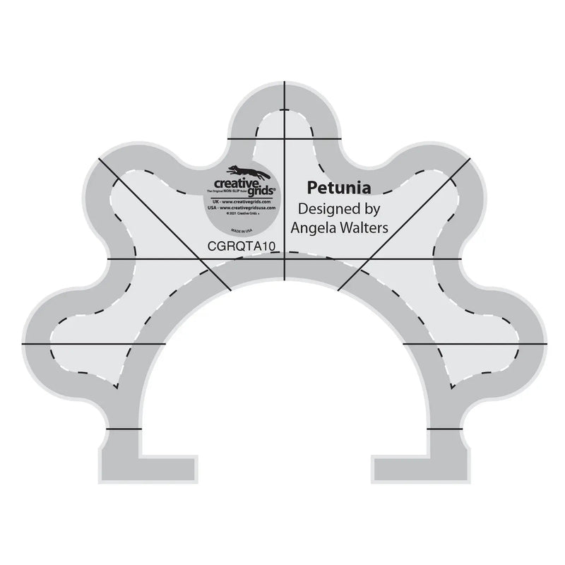 Creative Grids Machine Quilting Tool Petunia - Choice FabricsCDS-CGRQTA10