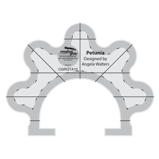 Creative Grids Machine Quilting Tool Petunia - Choice FabricsCDS-CGRQTA10
