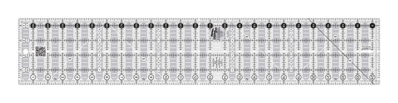 Creative Grids Quick Trim And Circle Quilt Ruler Two 4 - 1/2in x 24 - 1/2in - Choice FabricsCDS-CGRMT5