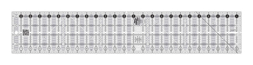 Creative Grids Quick Trim And Circle Quilt Ruler Two 4 - 1/2in x 24 - 1/2in - Choice FabricsCDS-CGRMT5