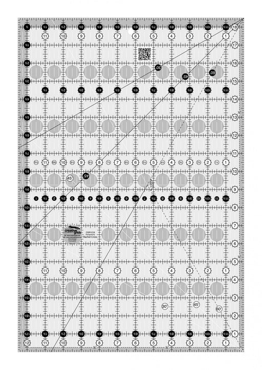 Creative Grids Quilt Ruler 12 - 1/2in x 18 - 1/2in - Choice FabricsCDS-CGR1218