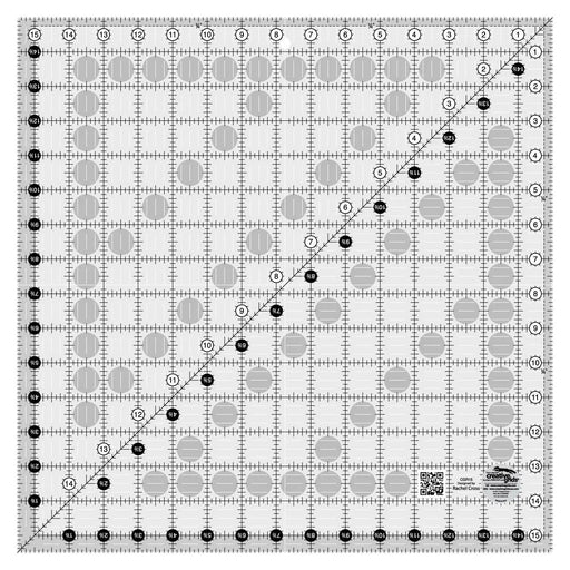 Creative Grids Quilt Ruler 15 - 1/2in Square - Choice FabricsCDS-CGR15