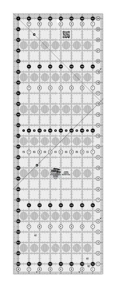 Creative Grids Quilt Ruler 8 - 1/2in x 24 - 1/2in - Choice FabricsCDS-CGR824