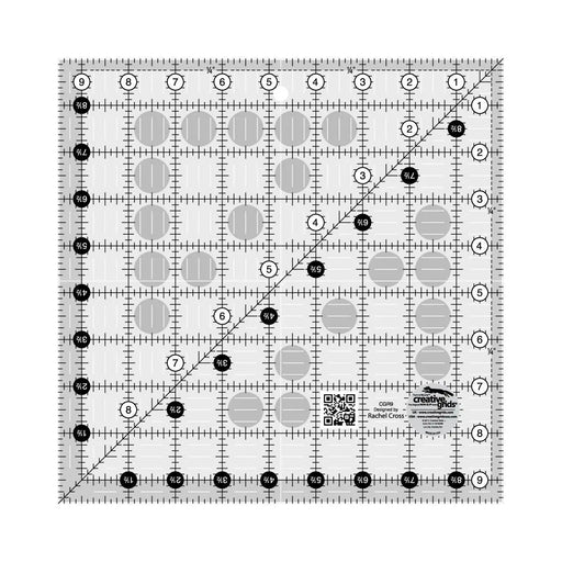 Creative Grids Quilt Ruler 9 - 1/2in Square - Choice FabricsCDS-CGR9