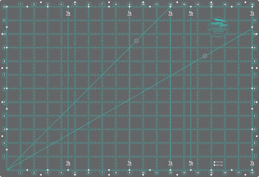 Creative Grids Self - Healing Double Sided Rotary Cutting Mat 12in x 18in - Choice FabricsCDS-CGRMAT1218