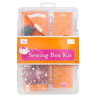 Dritz Sewing Box Kit, Orange and Pink - Choice FabricsD27086