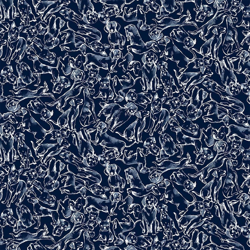 Michael Miller Fabrics - Michael Miller Prints Direct - Choice FabricsDS-100603-001 - DCX12403-NAVY-D