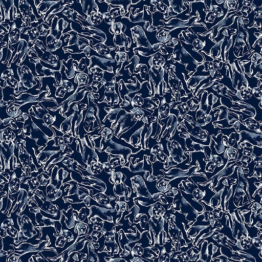 Michael Miller Fabrics - Michael Miller Prints Direct - Choice FabricsDS-100603-001 - DCX12403-NAVY-D