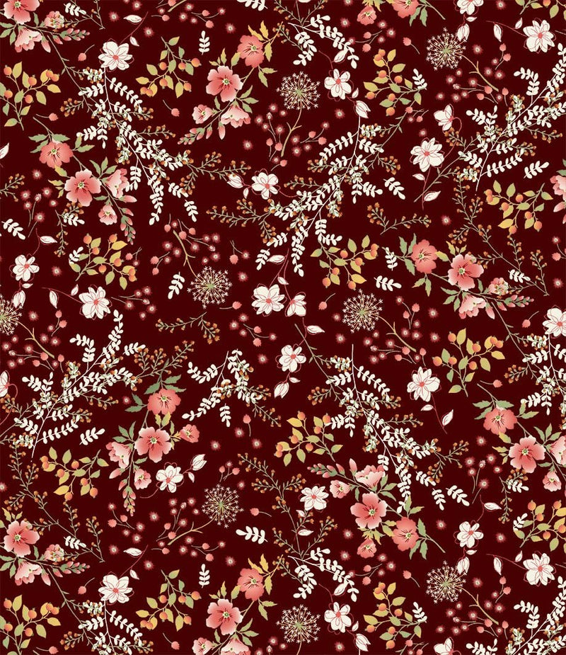 Michael Miller Fabrics - Michael Miller Prints Direct - Choice FabricsDS-100738-001 - DCX12103-BURG-D