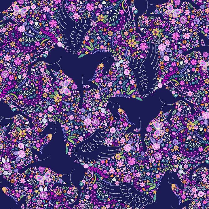 Michael Miller Fabrics - Michael Miller Prints Direct - Choice FabricsDS-100748-001 - CX11319-NAVY-D