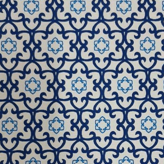 Every Day Prints - Medallion - White/Blue (3-Yard Pack)