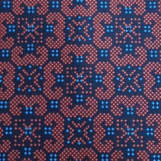 Every Day Prints - Medallion - Blue/Red (3 - Yard Pack) - Choice FabricsX11692-BR