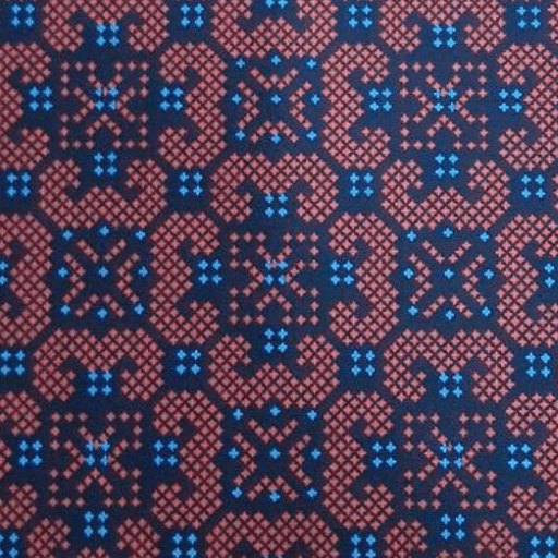 Every Day Prints - Medallion - Blue/Red (3 - Yard Pack) - Choice FabricsX11692-BR