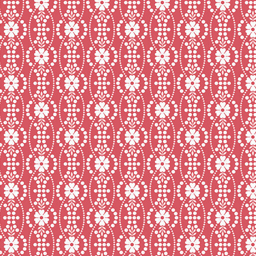 French Romance - Octavia - Red (3-Yard Pack)