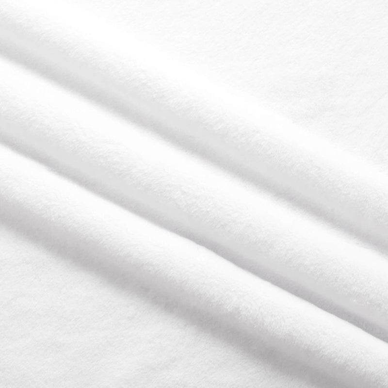 Minky Solid - White - Choice FabricsE-SILKY-WHITE