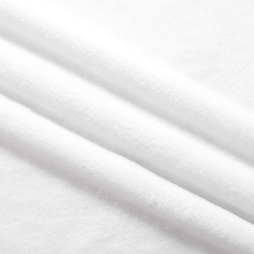 Minky Solid - White - Choice FabricsE-SILKY-WHITE