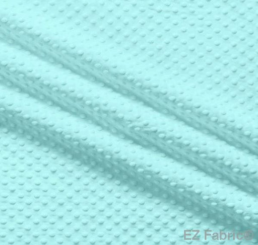 EZ Fabric / Touch Textiles - Solid Minky Dot Direct - Choice FabricsDS-87589-002 - E-DOTS AQUAMARINE