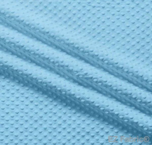EZ Fabric / Touch Textiles - Solid Minky Dot Direct - Choice FabricsDS-87589-005 - E-DOTS BLUE BELL