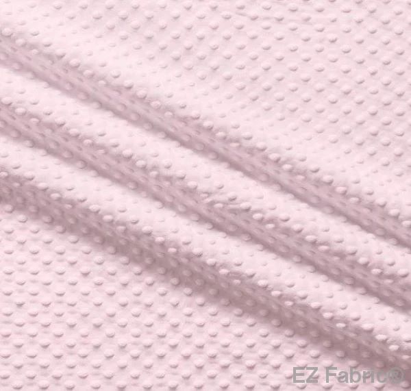 EZ Fabric / Touch Textiles - Solid Minky Dot Direct - Choice FabricsDS-87589-006 - E-DOTS BLUSH PINK