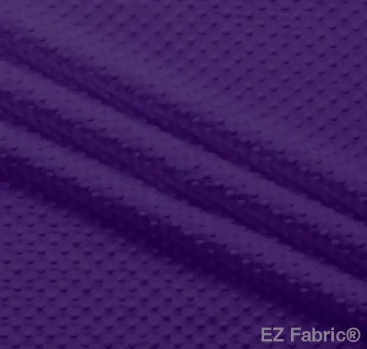 EZ Fabric / Touch Textiles - Solid Minky Dot Direct - Choice FabricsDS-87589-008 - E-DOTS BRIGHT PURPLE
