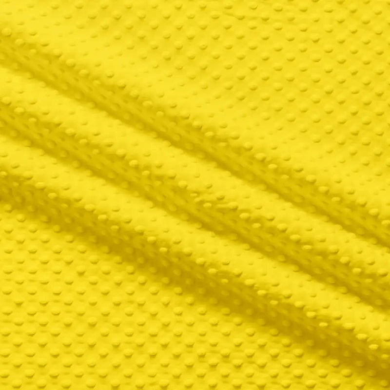 EZ Fabric / Touch Textiles - Solid Minky Dot Direct - Choice FabricsDS-87589-009 - E-DOTS BRIGHT YELLOW
