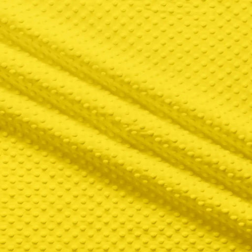 EZ Fabric / Touch Textiles - Solid Minky Dot Direct - Choice FabricsDS-87589-009 - E-DOTS BRIGHT YELLOW