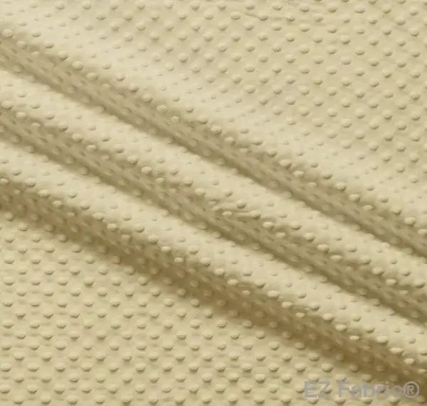 EZ Fabric / Touch Textiles - Solid Minky Dot Direct - Choice FabricsDS-87589-013 - E-DOTS CAMEL
